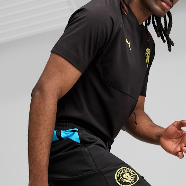 Manchester City PUMATECH 6" Woven Shorts Men, PUMA Black-Magic Blue, extralarge-GBR